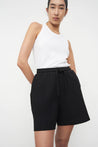 Kowtow pant Kowtow Drawcord Shorts Black | Dalston clothing