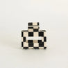Lekkie hair accessory Lekkie Kimberely Square Claw Black White Check  | Dalston clothing
