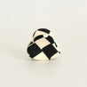 Lekkie hair accessory Lekkie Olive Mini Heart Claw Black White Check | Dalston clothing