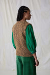 Leon & Harper Knitwear Leon & Harper Maleo Leopard Vest| Dalston clothing