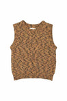 Leon & Harper Knitwear Leon & Harper Maleo Leopard Vest | Dalston clothing