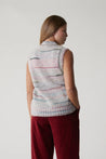 Leon & Harper Knitwear Leon & Harper Mura Stripe Sleeveless Jumper  | Dalston clothing