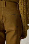Leon & Harper pant Leon & Harper Past Plain Mustard | Dalston clothing