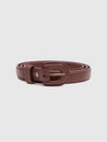 Nice Things Belt shiny brown / sm/med Nice Things Leather Belt Shiny Brown | Dalston clothing