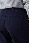 Leon & Harper shorts Quatty TD20 Plain shorts indigo | Dalston clothing