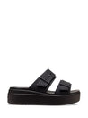 Crocs shoes Crocs Brooklyn Buckle Low Wedge Sandal | Dalston clothing