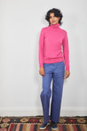 Dalston Knitwear Dalston Colette Roll Neck Sweater French Pink