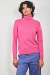 Dalston Knitwear Dalston Colette Roll Neck Sweater French Pink