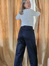 Dalston pant Dalston Sandy Pant Navy Sateen