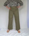 Dalston pant Dalston Sandy Pant Olive Sateen