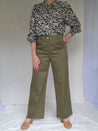 Dalston pant Dalston Sandy Pant Olive Sateen