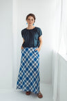 Dalston skirt Dalston Malia Skirt Blue Check
