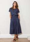 Dalston skirt Dalston Sapphire Skirt Indigo Chambray