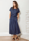 Dalston skirt Dalston Sapphire Skirt Indigo Chambray