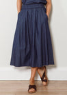 Dalston skirt Dalston Sapphire Skirt Indigo Chambray