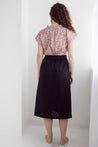 Dalston skirt Dalston Sapphire Skirt Ink Linen