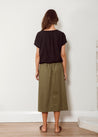 Dalston skirt Dalston Sapphire Skirt Olive Sateen