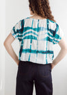Dalston top Dalston Izzy Top  Jade Abstract Linen