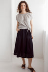 Dalston top Dalston Tizzy Top Olive Stripe