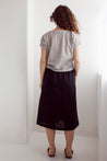 Dalston top Dalston Tizzy Top Olive Stripe