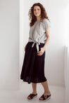 Dalston top Dalston Tizzy Top Olive Stripe