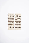 Dinadi Gloves almond white Dinadi Alpaca Handknit Half Mitts - Ivory white
