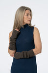 Dinadi Gloves mulch brown Dinadi Merino Handknit Arm Warmers Mulch Brown | Dalston clothing