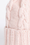 Dinadi Hat blush pink Dinadi Merino Cable  Hat Blush Pink | Dalston clothing