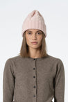 Dinadi Hat blush pink Dinadi Merino Cable  Hat Blush Pink | Dalston clothing