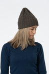 Dinadi Hat mulch brown Dinadi Merino Cable Hat Mulch Brown | Dalston clothing