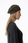 Dinadi Hat olive green Dinadi Merino Beret Olive Green