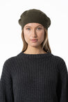 Dinadi Hat olive green Dinadi Merino Beret Olive Green