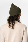 Dinadi Hat olive green Dinadi Merino Handknit Rib Hat Olive Green