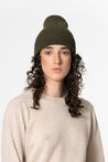 Dinadi Hat olive green Dinadi Merino Handknit Rib Hat Olive Green