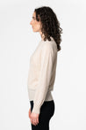 Dinadi Knitwear Dinadi Merino O-Neck Sweater - Almond White | Dalston clothing