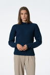 Dinadi Knitwear Dinadi Merino Rib Sweater Indigo Blue | Dalston clothing Dalston clothing