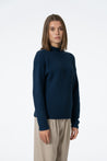 Dinadi Knitwear Dinadi Merino Rib Sweater Indigo Blue |  Dalston clothing   Dalston clothing