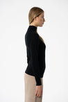Dinadi Knitwear Dinadi Merino Turtleneck Sweater Black | Dalston clothing