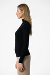 Dinadi Knitwear Dinadi Merino Turtleneck Sweater Black | Dalston clothing