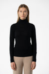 Dinadi Knitwear Dinadi Merino Turtleneck Sweater Black | Dalston clothing