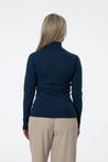 Dinadi Knitwear Dinadi Merino Turtleneck Sweater Indigo Blue