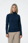 Dinadi Knitwear Dinadi Merino Turtleneck Sweater Indigo Blue