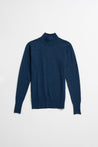 Dinadi Knitwear Dinadi Merino Turtleneck Sweater Indigo Blue