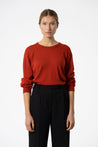 Dinadi Knitwear Dinadi Merino Unisex Sweater Burnt Orange | Dalston Clothing