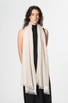 Dinadi Scarf almond white Dinadi Merino Woven Scarf Almond White