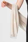 Dinadi Scarf almond white Dinadi Merino Woven Scarf Almond White