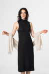 Dinadi Scarf almond white Dinadi Merino Woven Scarf Almond White