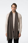 Dinadi Scarf mulch brown Dinadi Merino Woven Scarf Mulch Brown | Dalston clothing