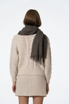 Dinadi Scarf mulch brown Dinadi Merino Woven Scarf Mulch Brown | Dalston clothing