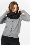 Dinadi Scarf Onyx Grey Dinadi Merino Woven Scarf - Onyx Grey